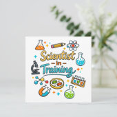 Young Scientist in Training Invitation (Debout devant)