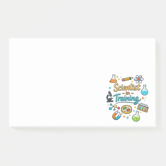 Young Scientist in Training Invitation Post-it® Notes (Voorkant)