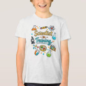 Young Scientist in Training Invitation Tri-Blend Shirt (Voorkant)
