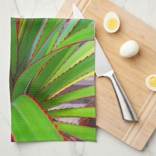 Young Screw Pine Theedoek (Quarter Fold)