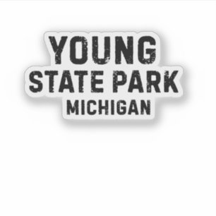 Young State Park, Michigan, Verenigde Staten Sticker
