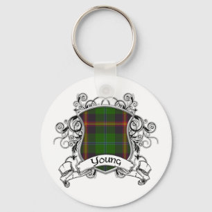 Young Tartan Shield Sleutelhanger