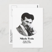Young Tesla Briefkaart (Voorkant / Achterkant)