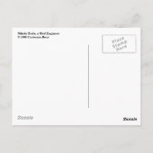 Young Tesla Briefkaart (Achterkant)