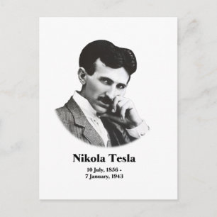 Young Tesla Briefkaart