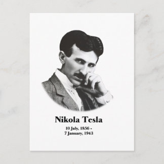 Young Tesla Briefkaart