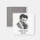 Young Tesla Magneet (Voorkant / Achterkant)