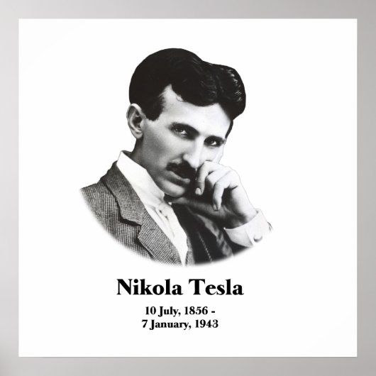 Young Tesla Poster (Voorkant)