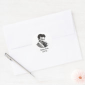 Young Tesla Ronde Sticker (Envelop)