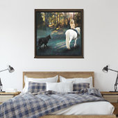 Young Ursula Stretched Canvas Print (Insitu (Slaapkamer))