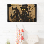 Young Voodoo Doc on Skull Horse Spandoek (Insitu)