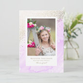 Young Wild and Free Graduation Faire-part (Debout devant)