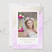 Young Wild and Free Graduation Faire-part (Devant)