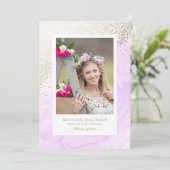 Young Wild and Free Graduation Faire-part (Debout devant)