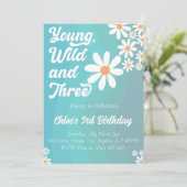 Young Wild and Three Blue Invitation (Debout devant)