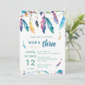 Young Wild and Three // Invitation d'anniversaire (Debout devant)