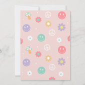 Young Wild and Three Retro Birthday Invitations Kaart (Achterkant)