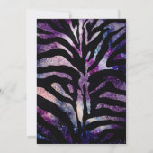 Young, Wild & Drie | Rockstar Zebra Kaart (Achterkant)