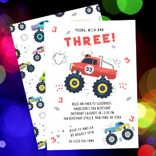 Young Wild en Drie Monstertrucks Kaart