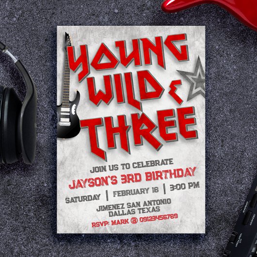 Young Wild et Three Rock Invitation