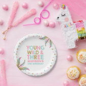 Young Wild & Three Birthday Party Paper Bord 7" (Feest)