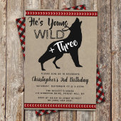 Young Wild & Three Boys Invitations pour le troisi