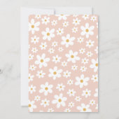 Young, Wild & Three Daisy Invitation | Daisies Kaart (Achterkant)