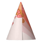 Young Wild & Three Groovy Daisy 3rd Verjaardagsfee Feesthoedjes (Achterkant)