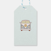 Young Wild Three Retro Rainbow 3rd Birthday Cadeaulabel (Achterkant)