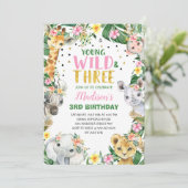Young Wild & Three Safari Jungle Invitation Party (Debout devant)