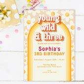 Young Wild & Three Uitnodiging voor 3e verjaardag 