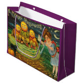 Young Witch's Brew: Pompoen Mannen op Magick Altar Groot Cadeauzakje (Voorkant Gekanteld)