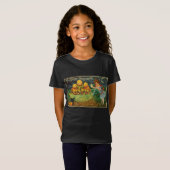 Young Witch's Brew: Pompoen Mannen op Magick Altar T-shirt (Voorkant volledig)