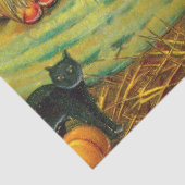 Young Witch's Brew: Pompoen Mannen op Magick Altar Tissuepapier (Detail)