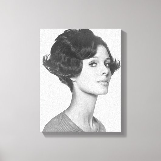 Young Woman Canvas Afdruk (Voorkant)