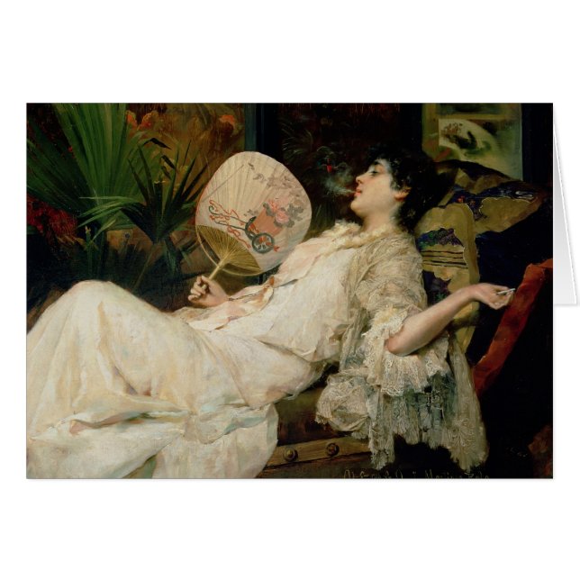 Young Woman Smoking, 1894 (Voorkant Horizontaal)