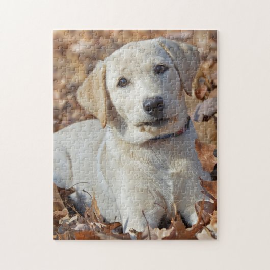 Young Yellow Labrador Retriever Puppy Legpuzzel (Verticaal)