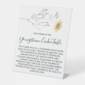 YOUNGSTOWN COOKIE TAFEL TEKEN BRUILOFT RECLAMEBORD MET VOETSTUK (Voorkant)