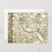 Youngstown, OH Map Briefkaart (Voorkant / Achterkant)