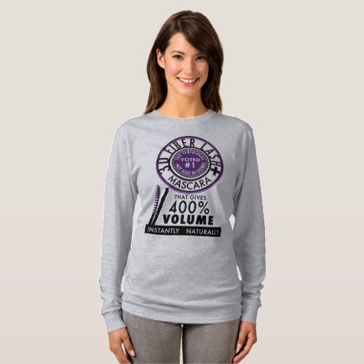 Younique Presenter - Aangepaste acties T-shirt (Voorkant volledig)