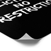 Your Affliction Is No Restriction Motivational Quo Poster (Hoek)