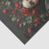 Your angel love flowers and roses! -  tissuepapier (Detail)