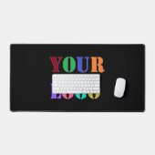 Your Branded Logo Business Desk Mat Template (Clavier et souris)