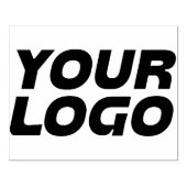 Your Business Logo Company Large Rubber Stamp Rubberstempel (Afrduk)