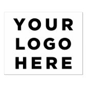 Your Business Logo Custom Stamp Rubberstempel (Afrduk)