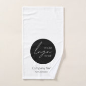 Your Business Logo Promoteur Business Company (Serviette à main)