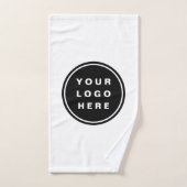 Your Business Logo Promoteur Business Company (Serviette à main)