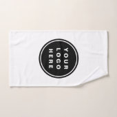 Your Business Logo Promoteur Business Company (Serviette à main)