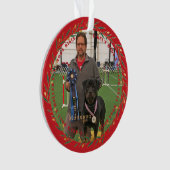 Your Champion Dog 2 Photo Acrylic Ornament (voorkant)