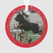 Your Champion Dog 2 Photo Acrylic Ornament (achterkant)
